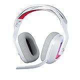 Logitech G Astro A20 X Lightspeed Wireless Gaming Headset for PS5, Xbox, Nintendo Switch/Switch 2, PC with 2-System PLAYSYNC Audio, Bluetooth, LIGHTSYNC RGB, and 48 kHz Boom Mic - White