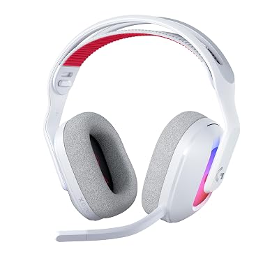 Logitech G Astro A20 X Lightspeed Wireless Gaming Headset for PS5, Xbox, Nintendo Switch/Switch 2, PC with 2-System PLAYSYNC Audio, Bluetooth, LIGHTSYNC RGB, and 48 kHz Boom Mic - White