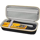 Case Compatible with Fluke T5-1000/ T5 600/ T6-1000/ T6 600 Electrical Voltage, Continuity and Current Tester Meter Organizer Holder - Gray (Box Only)