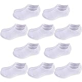 Cozi Foot 10 Pairs Boys Girls No Show Socks Cotton