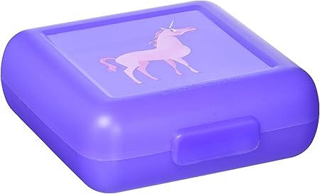 Crocodile Creek Girls Eco Reusable Unicorn Sandwich Keeper, Purple
