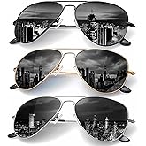 KALIYADI Classic Aviator Sunglasses for Men Women Driving Sun glasses Polarized Lens UV Blocking