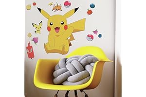 RoomMates RMK4821GM Pikachu Giant Peel and Stick Wall Decals