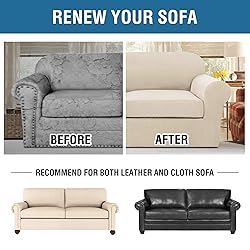 H.VERSAILTEX 3 Piece Stretch Sofa Covers for 2