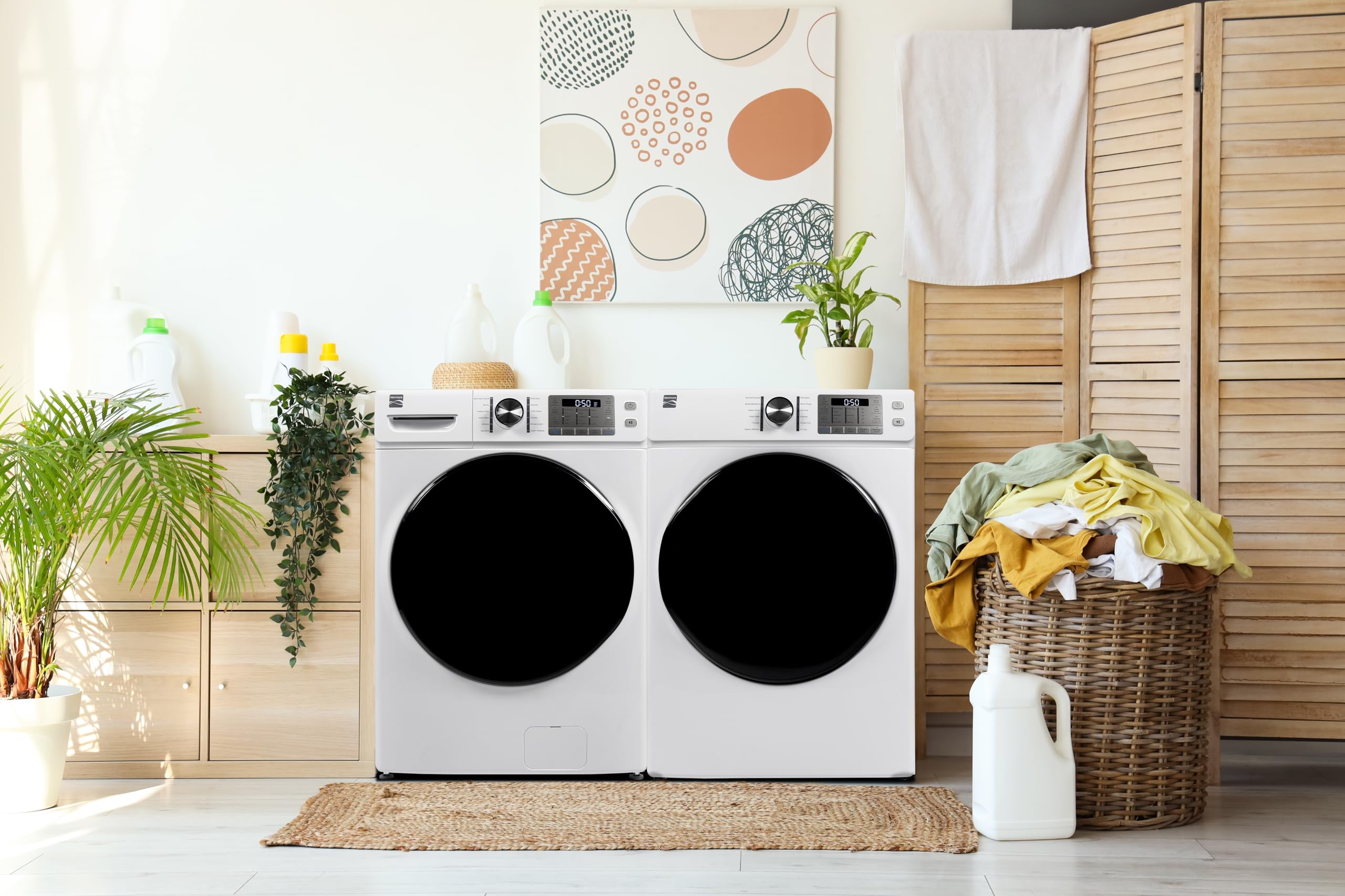 Kenmore 4.5 cu. ft. Front Load Washer with Stain Removing Steam Treatment - Reduce Laundry Time with Accela Wash - LED - ENERGY STAR Certified - White