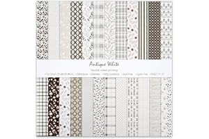 ZFLYCANP 24 Pcs Double Sided Scrapbooking Kit, 12"x12"Cardstock Paper Pads, Thick and Sturdy, Delicate Texture, Flexibly Cut 