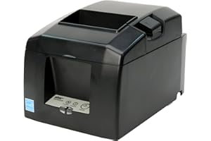 Star Micronics TSP654IIU USB Thermal Receipt Printer with Auto-cutter and External Power Supply - Gray