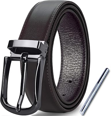 amazon uk mens leather belts