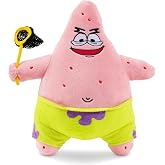 Nick Nickelodeon Spongebob Squarepants Patrick Star Jellyfishing 10-Inch Collector Plush Toy, Large Soft Stuffed Animal