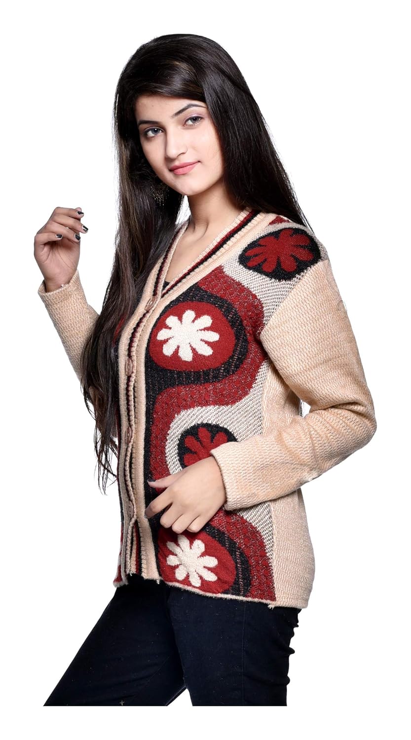 pilot full sleeve women's woolen cardigan