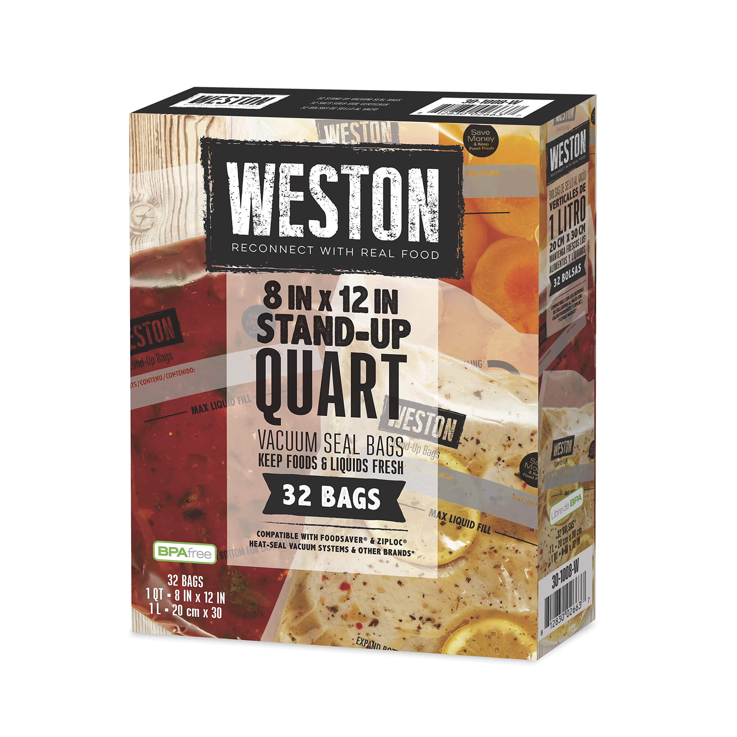 Weston Vacuum Sealer Bags, 8