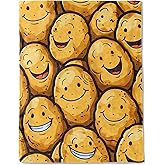 ainori Happy Potato Fleece Blanket - Lightweight Soft Cozy Gifts Throw for Food Lovers,Kids,Women,Girls, Cheerful Smiling Potatoes Blankets,Home Room Modern Art Whimsical Decor 50x60in