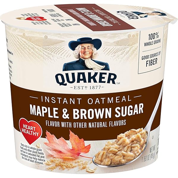 QUAKER EXPRESS CUPS PROTEIN MAPLE BROWN SUGAR, MAPLE...