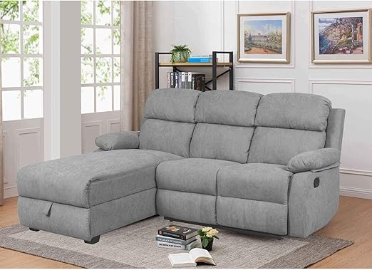 Decoinparis Canape Relax Avec Meridienne Et Coffre De Rangement En