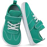 Kids Wide Toe Box Barefoot Shoes Breathable Comfy Summer Canvas Sneakers | Toddler Boys/Girls Zero Drop Minimalist Outdoor Activities Walking Running Shoe
