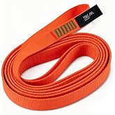 9KM DWLIFE Climbing Sling, 16mm Nylon Webbing, UIAA Certified 22kN | Climbing Webbing Sling for Rock Climbing, Mountaineering, Rappelling, Quickdraws and Rescue Use in 12/24/48in Lengths