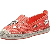 Karl Lagerfeld Women's Michaela Slip On Espadrille Sandal with Pins