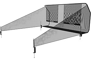 PONGBOT Table Tennis Ball Catch Net, Ping-Pong Ball Recycling Net, Durable Ball Collector for Solo Training, for Tables with 