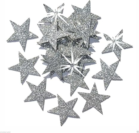 Toppa Termoadesiva A Forma Di Stella Cadente – Ricamata, 7x4,6 Cm, Da Stirare Su Tessuti