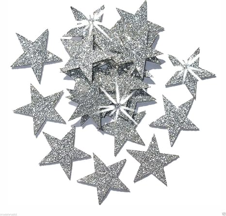 Toppa Termoadesiva A Forma Di Stella Cadente – Ricamata, 7x4,6 Cm, Da Stirare Su Tessuti