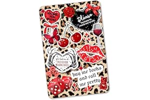 APPALACHIAN ARTISANS Leopard Print Clear Case Insert for Kindle | E-Reader Stickers | Kindle Insert for Clear Case | Booktok Bookish Kindle Decor | Romantasy Fantasy Book (Kindle 11th Generation PAPERWHITE 6.8")