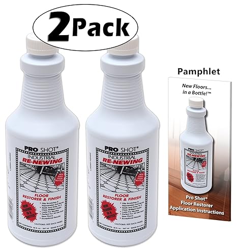 2 Pack Pro Shot Industrial Re Newing Floor Restorer And Finish 64