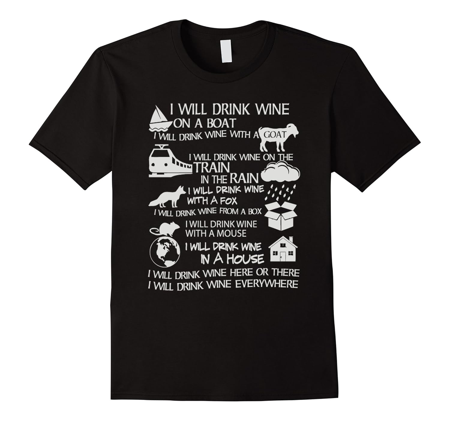 Drink Wine Everywhere TShirt Wine TshirtCL Colamaga