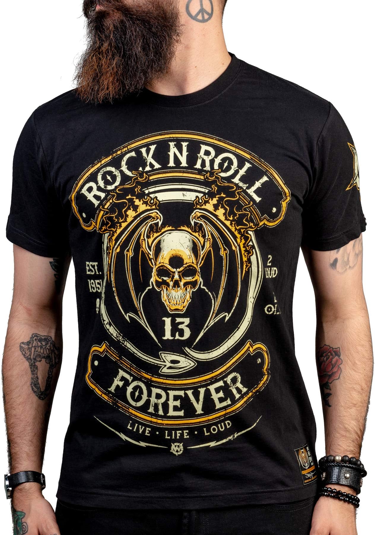 WornstarRock N Roll Forever Tee