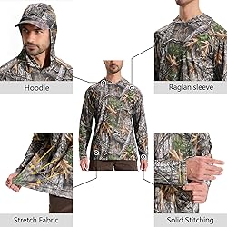Tongcamo Camo Hoodie Long Sleeves Hunting Shirts
