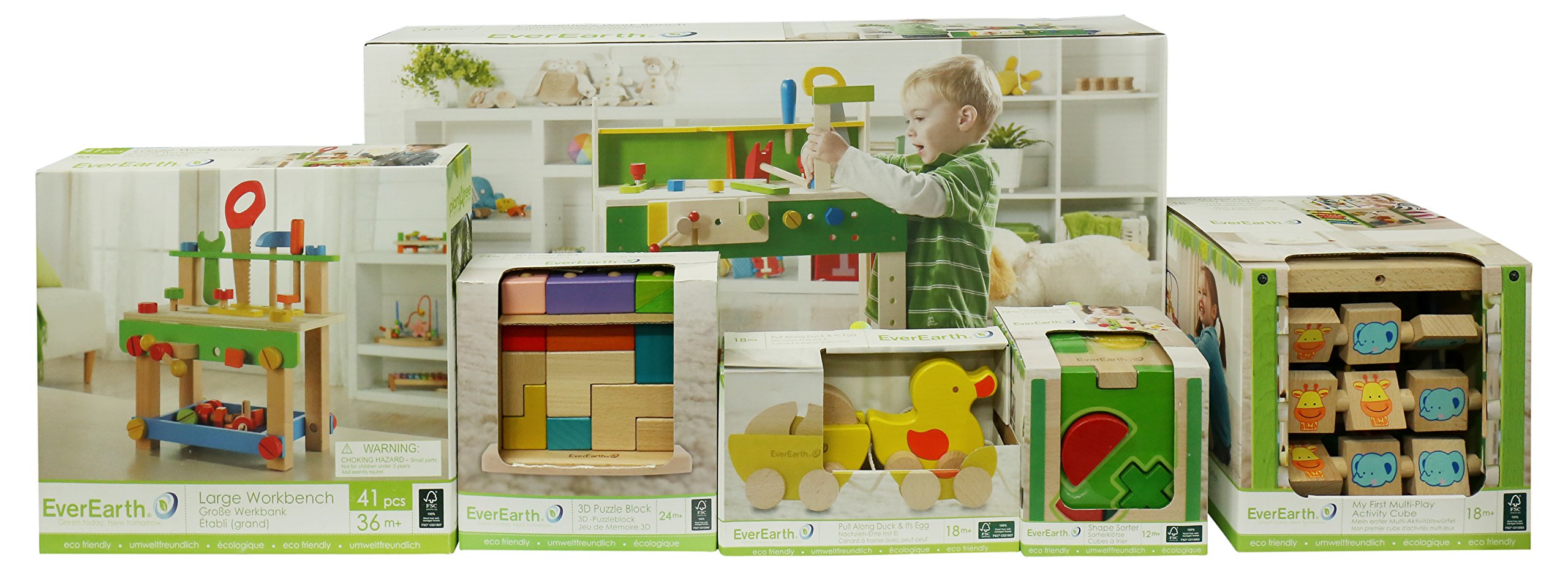 Everearth Bamboo Rocking Horse Ee33559 Multicoloured Desertcart