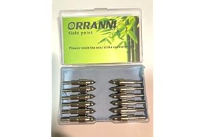 ORRANNI Stainless Steel Archery Field Points,Various Outside Diameter,100/125 Grains,Screw in Archery Field Tips(1 Dozen)