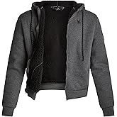 Spyder Mens Sherpa Fur Hoodie - Soft Stretch Waffle Knit Full Zip Up Hoodie Sweatshirt for Men with Cozy Sherpa Fleece Lining