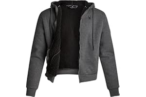 Spyder Mens Sherpa Fur Hoodie - Full Zip Up Lightweight Soft Sherpa Lined Waffle Knit Sweatshirt Jacket for Men