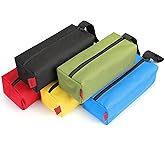 YOOFAN Small Tool Bags – Heavy Duty 1680D Waterproof Fabric Tool Pouch, Black/Red/Blue/Green/Yellow, 5-Packs