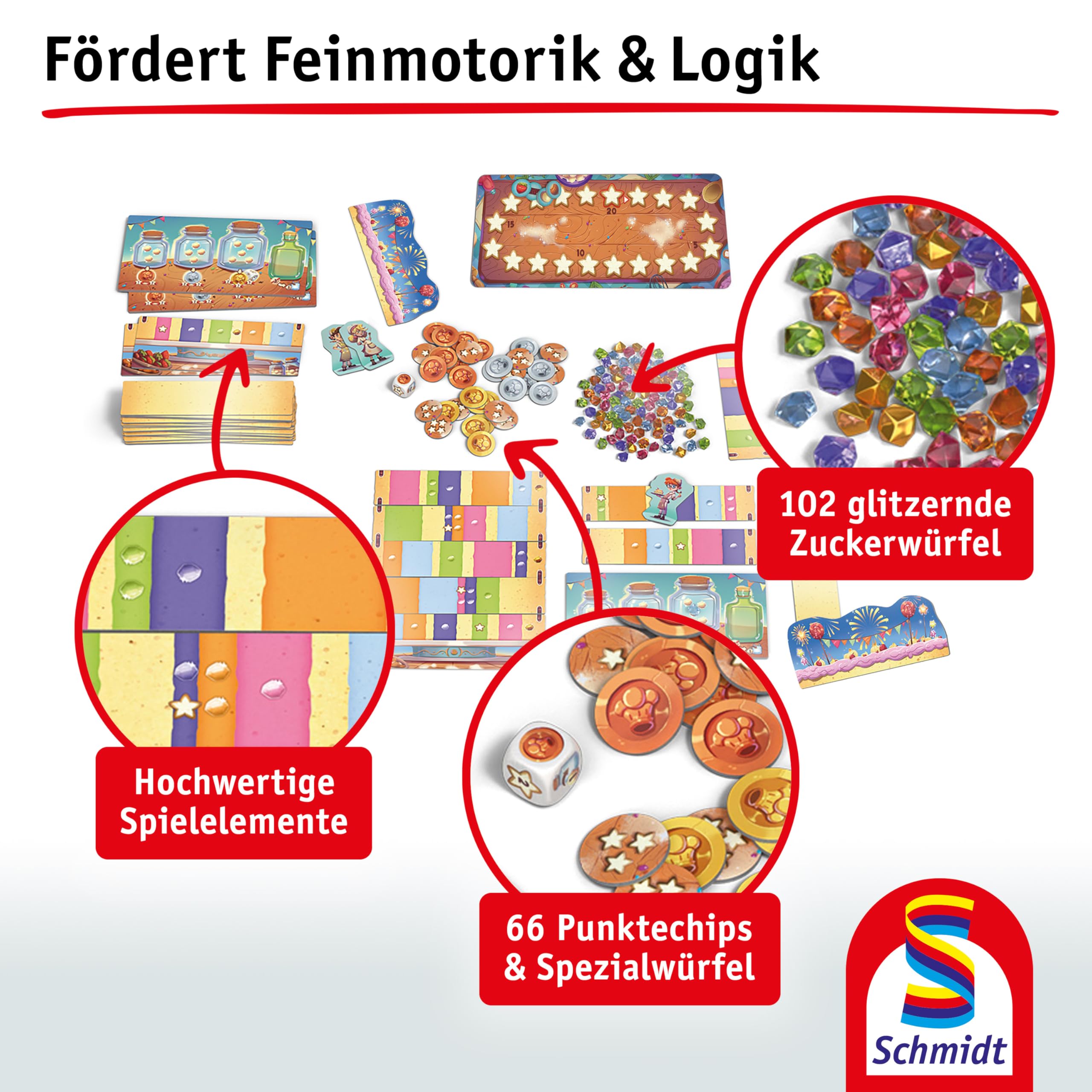 Schmidt Spiele 40659 Topp die Torte!, Kinderspiel des Jahres 2025 3