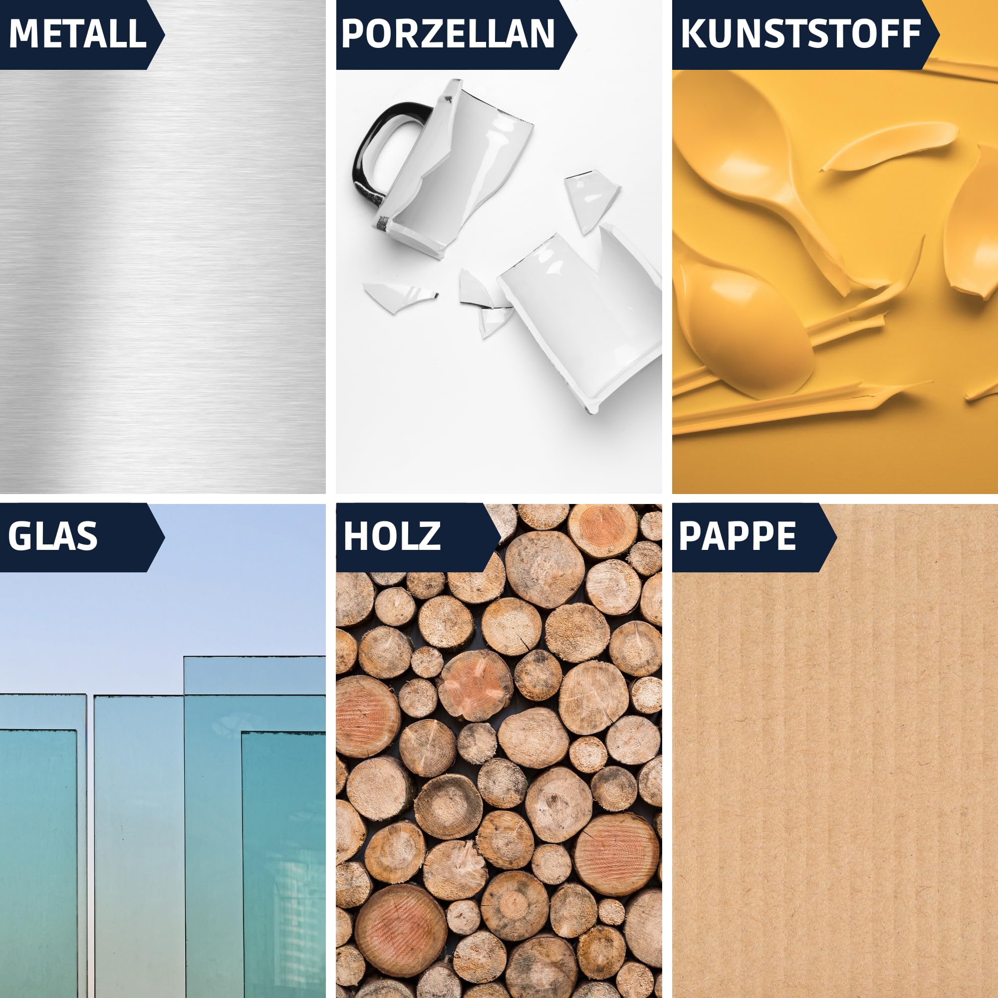 Sekundenkleber Gel Extra Stark universal - Superkleber wasserfest, hitzebeständig & mit Nadel Verschluss gegen Austrocknung - Alleskleber für Plastik, Kunststoff, Glas, Holz, Metall uvm. 3
