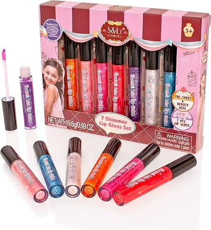 Twin Pack Make Your Own Lip Balm Luscious Lip Gloss Childrens Make Up Sets