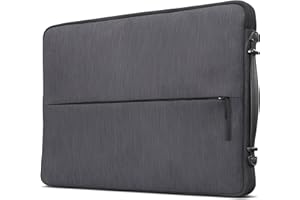 Lenovo Urban Sleeve for 15.6-inch Laptop/Notebook/Tablet - Water Resistant - Padded Compartments - Zippered Accessory Storage