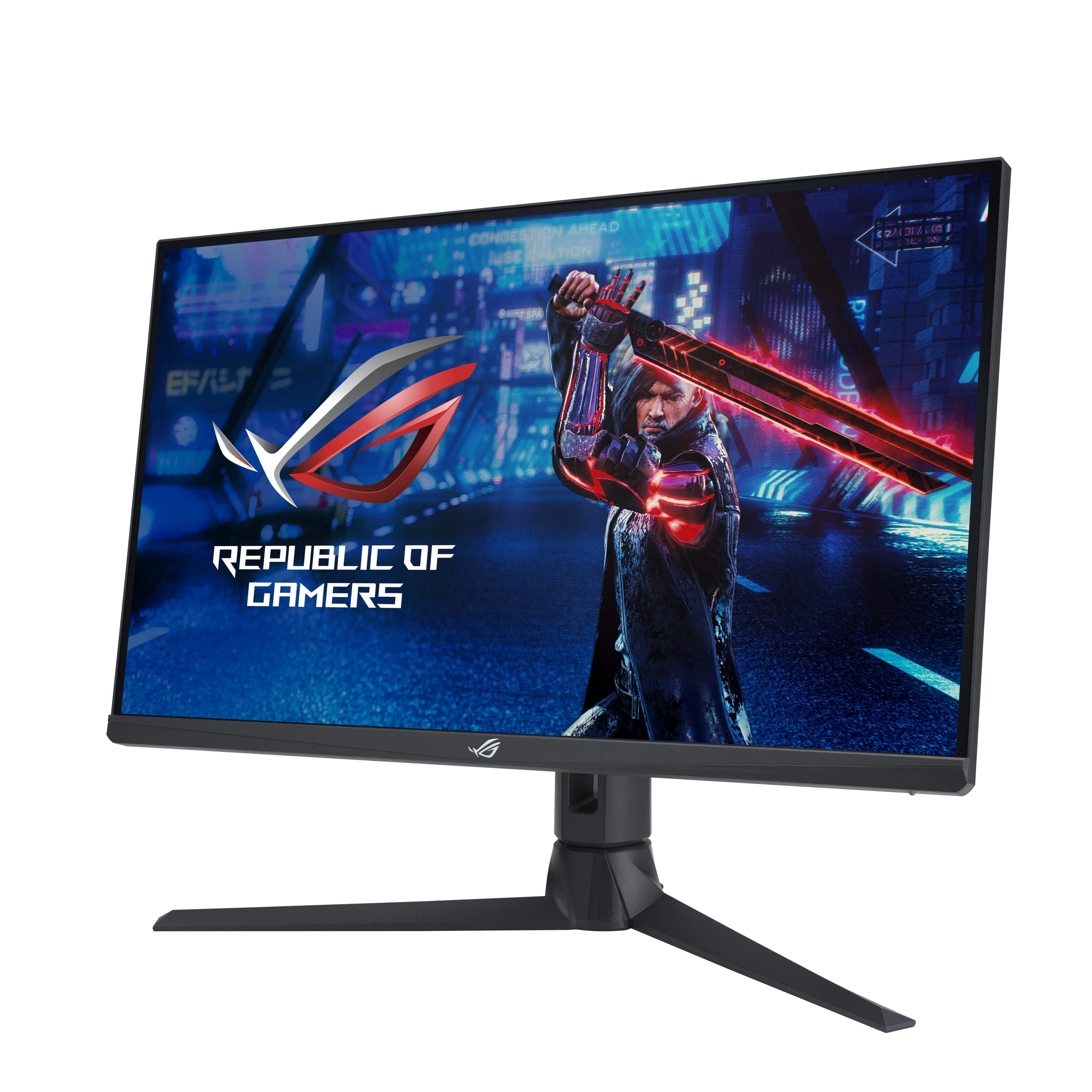 ASUS ROG Strix XG27AQMR - 27 Zoll WQHD Gaming Monitor - 300 Hz, 1ms GtG, G-Sync kompatibel & FreeSync, GameFast Input, DisplayHDR 600 - Fast IPS Panel, 16:9, 2560x1440, DP, HDMI, USB-Hub, ergonomisch