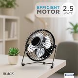 Status 4 Inch USB Desk Fan, Mini Portable Cooling Fan for Office & Travel view 4