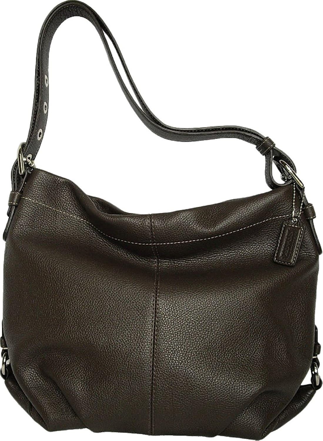 Coach Leather Duffle Purse Convertible Crossbody Bag Mahogany F15064