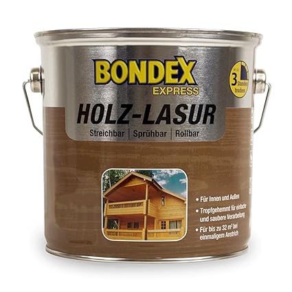 Bondex Express Holz-Lasur Oregon Pine 2,50 l - 330317