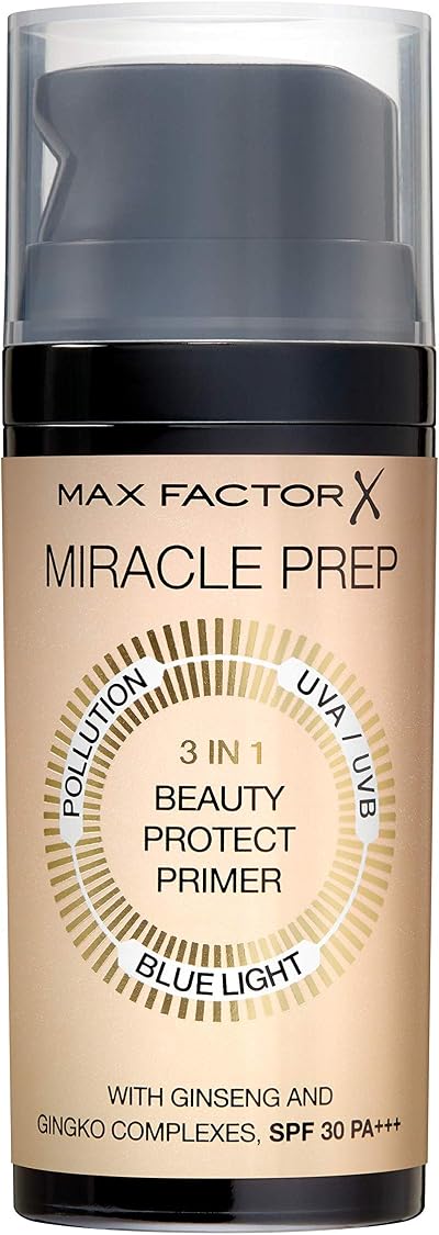 Max Factor 3 In 1 Miracle Beauty Prep Primer SPF30 30 ml Pack 1