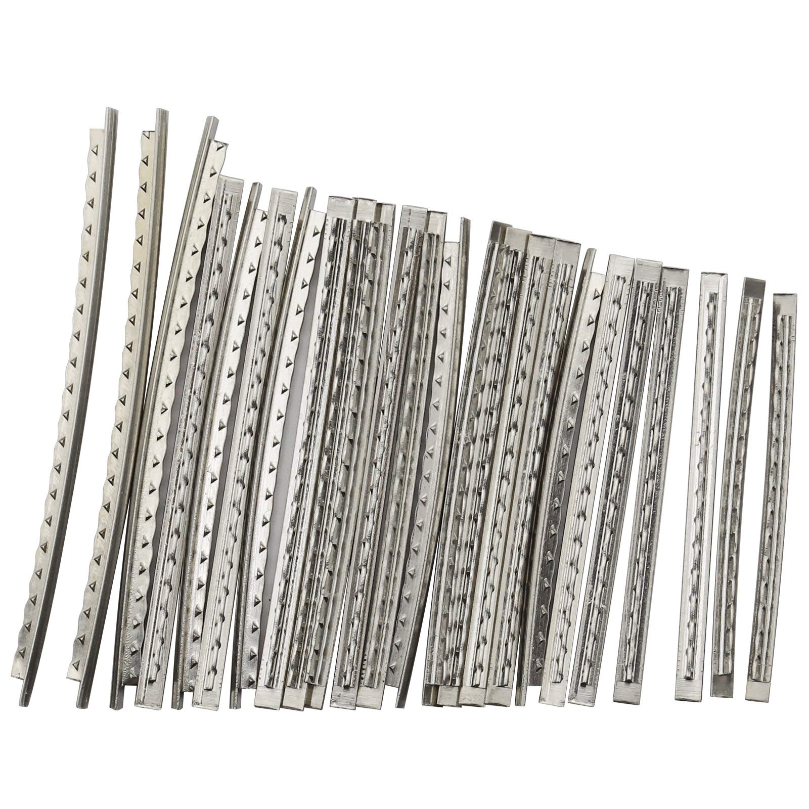 The Lord of the Tools 24Pcs Electric Guitar Copper Fret Wires Set 2.4mm Width 24 Frets Durable Cupronickel for Guitar Replacement Repair Parts