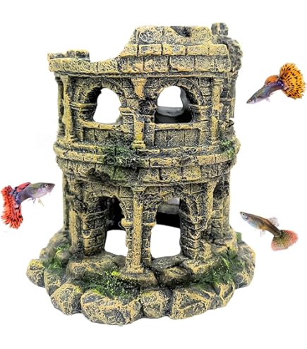 Amazon.com : FixtureDisplays® Ancient Ruins Ornament for Aquarium