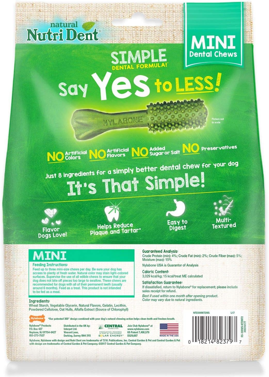 nutri dent mini dental chews