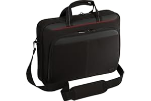 Targus Classic Slim Business Professional Travel and Commuter Bag for 13-14-Inch Laptop, Black (K64670AM)