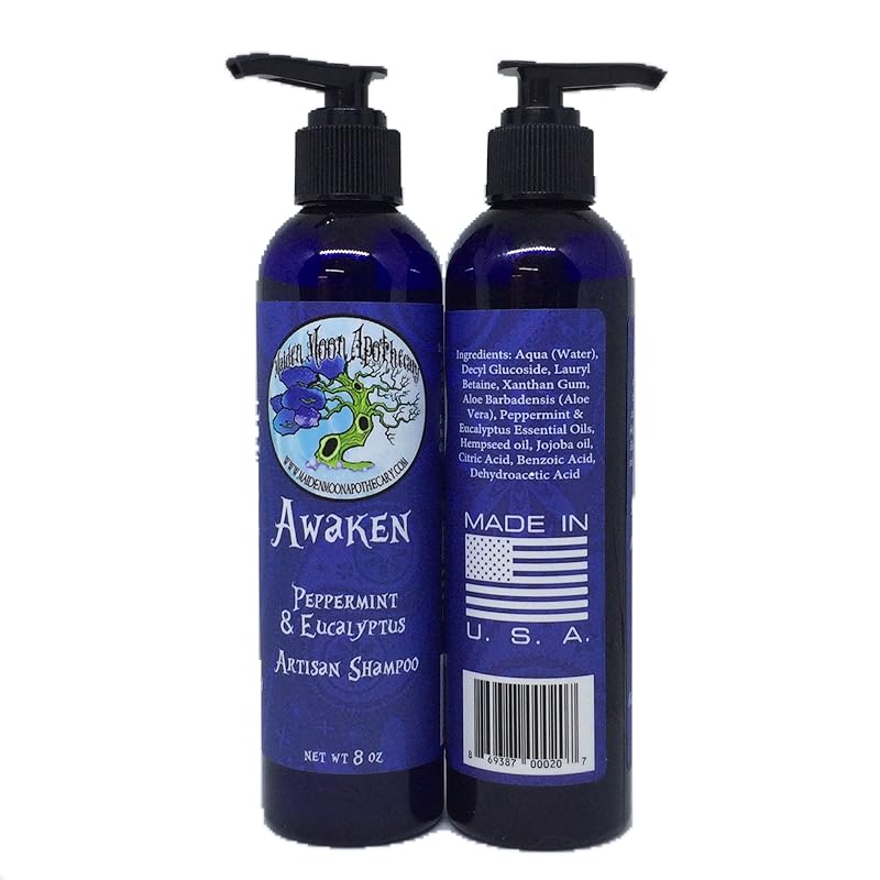 Awaken Peppermint & Eucalyptus Shampoo Handmade
