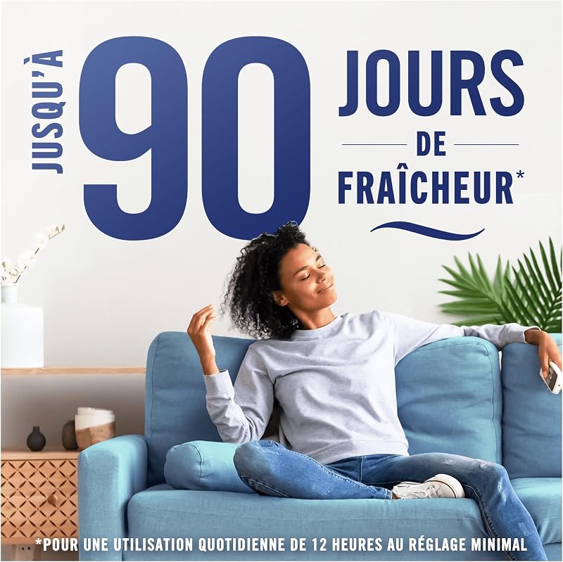 Désodorisant Électrique Recharges Parfum Pureté Coton x4 (20ml)