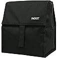 PackIt Freezable Lunch Bag with Zip Closure, Black